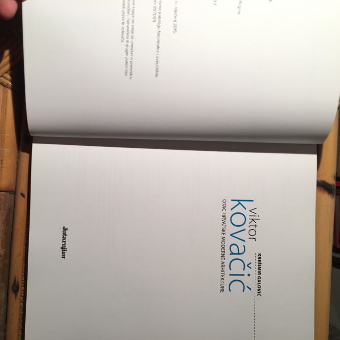 VIKTOR KOVAČIĆ OTAC HRVATSKE MODERNE ARHITEKTURE Krešimira Galović