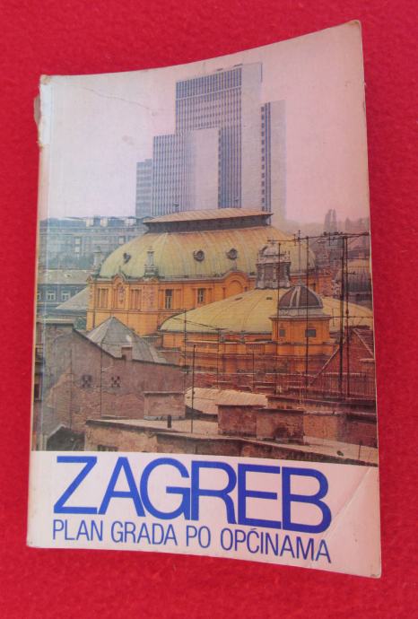 ZAGREB - PLAN GRADA, 1980.g.