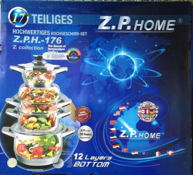 Z.P. Home set inox posuđa