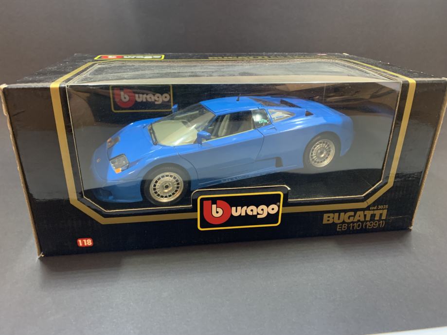 BUGATTI: A 1:18 scale Bburago (DIAMONDS) 1991 Bugatti EB 110 (cod.3055