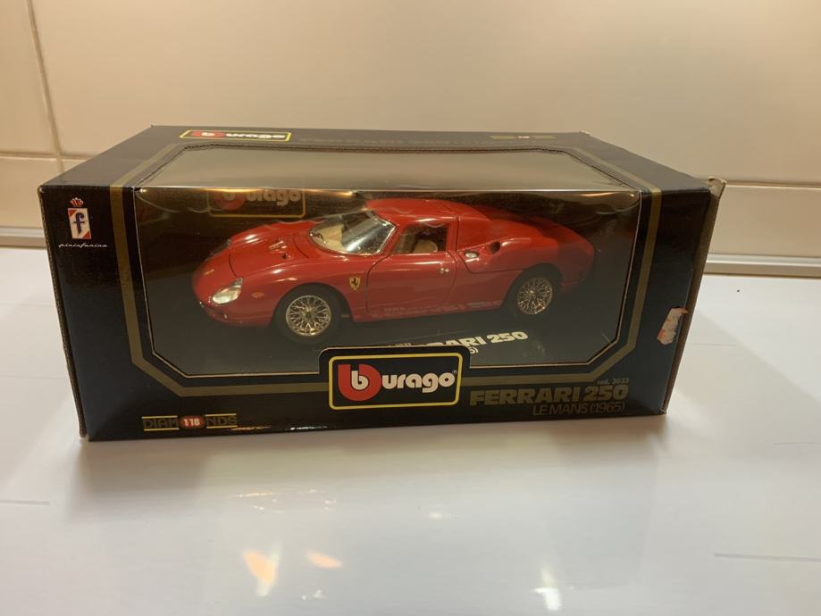 Burago 1/18 Ferrari 250 LM 1965 N°26 – Bburago Gold Édition La Miniminiera