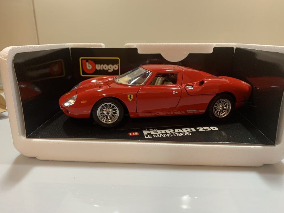 Burago 1/18 Ferrari 250 LM 1965 N°26 – Bburago Gold Édition La Miniminiera