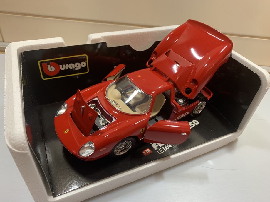 Burago 1/18 Ferrari 250 LM 1965 N°26 – Bburago Gold Édition La Miniminiera