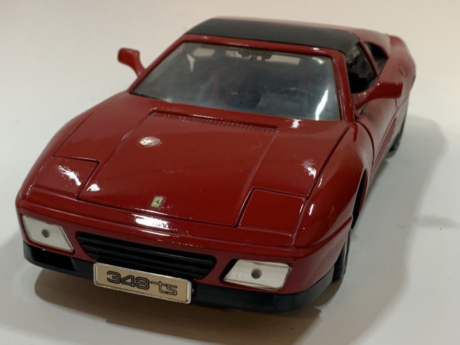 Ferrari 348ts 1/18 Maisto – Miniature Rouge, Collection, Occasion