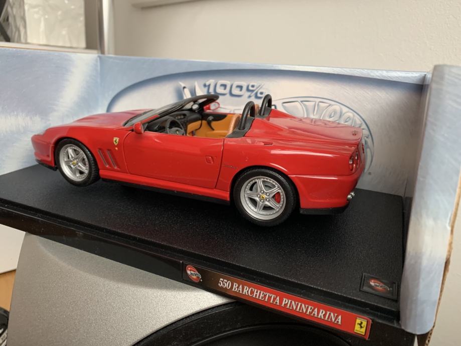 Ferrari 550 Barchetta – Miniature Hot Wheels Mattel – Occasion