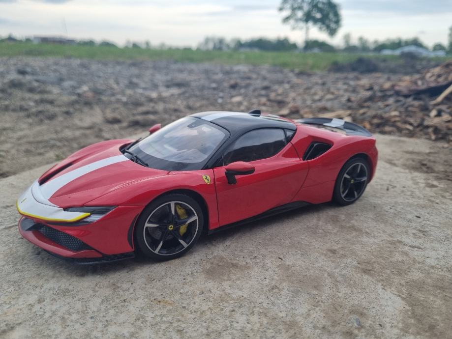 Xe Mô Hình Ferrải SF90 Stradale 1:18 BBR ( Đỏ ) – Shop Xe Mô Hình Tĩnh