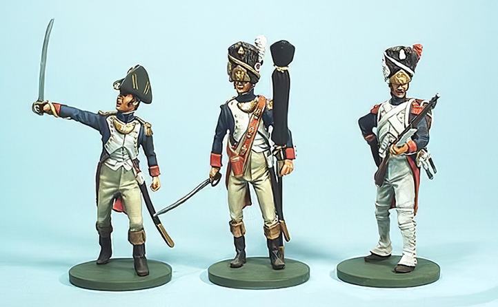 French Grenadiers 1812. 1:32 metalne figure 54mm