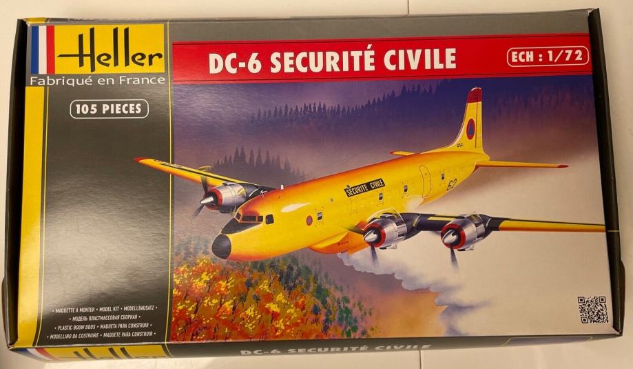 Heller 1/72 Douglas DC-6 Secirite Civile