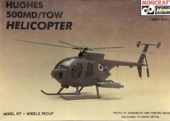 Hughes 500 MD TOW Academy 1/48 maketa helikoptera