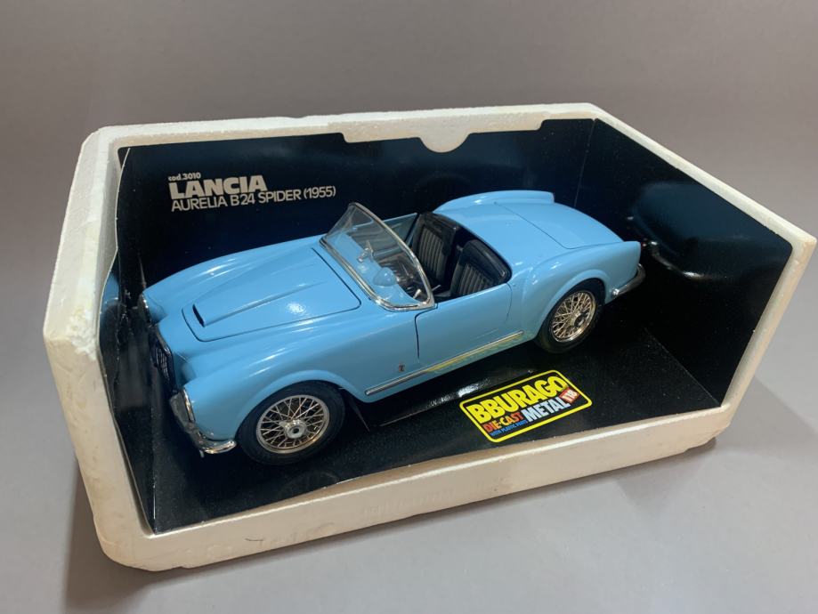 Lancia Aurelia B24 Spider 1955 Burago 1:18, Top Zustand (Gebraucht) in Pfaffnau für CHF 19 – mit