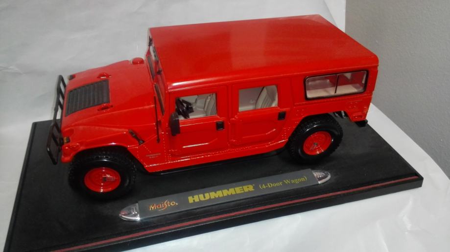 Miniature Hummer HK Concept Maisto à L'échelle 1:18 - Modèle Réduit De Collection - Occasion