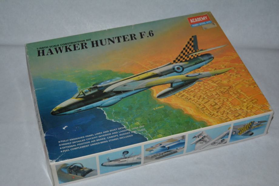 Maketa aviona Hawer Hunter F.6