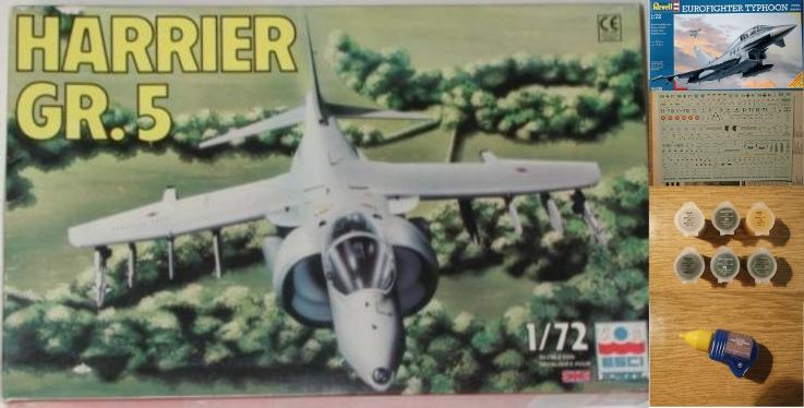 Prilika: maketa Harrier Gr5 (1:72) + POKLONI
