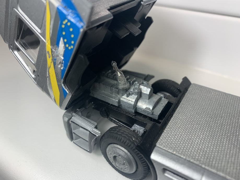 Camion Poubelle Conrad 1/50 - MAN 16.192 F-KO Mullwagen Haller - Occasion Boîte