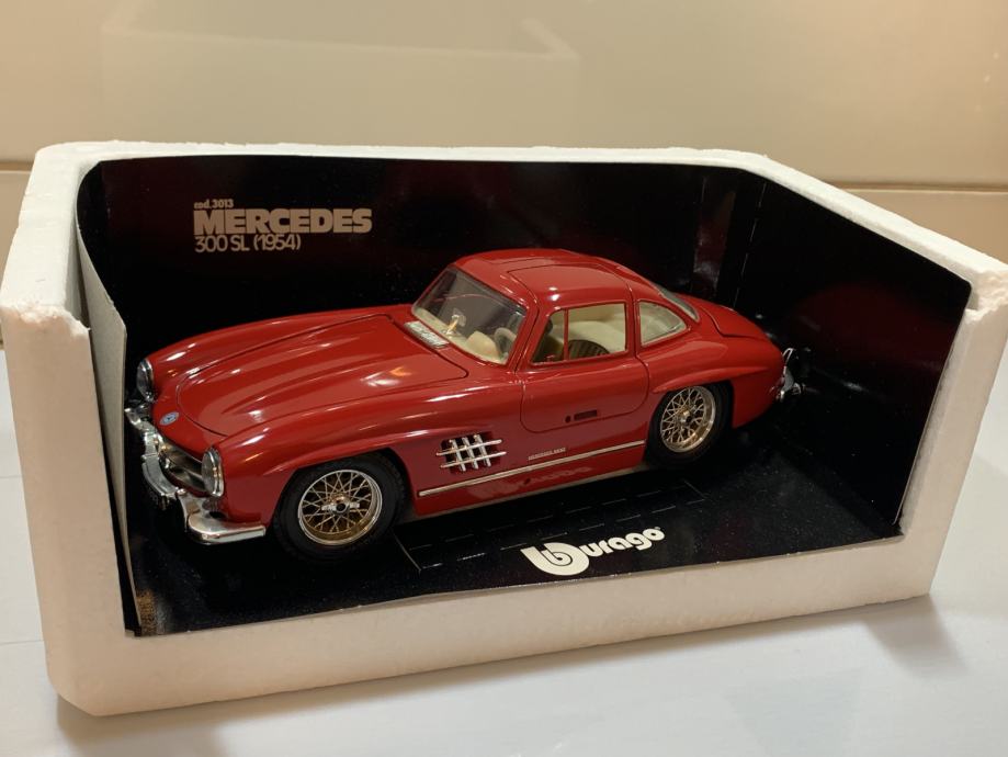 RARE Mercedes 300 SL Bburago 1/18 - Fabrication Italienne - Collection