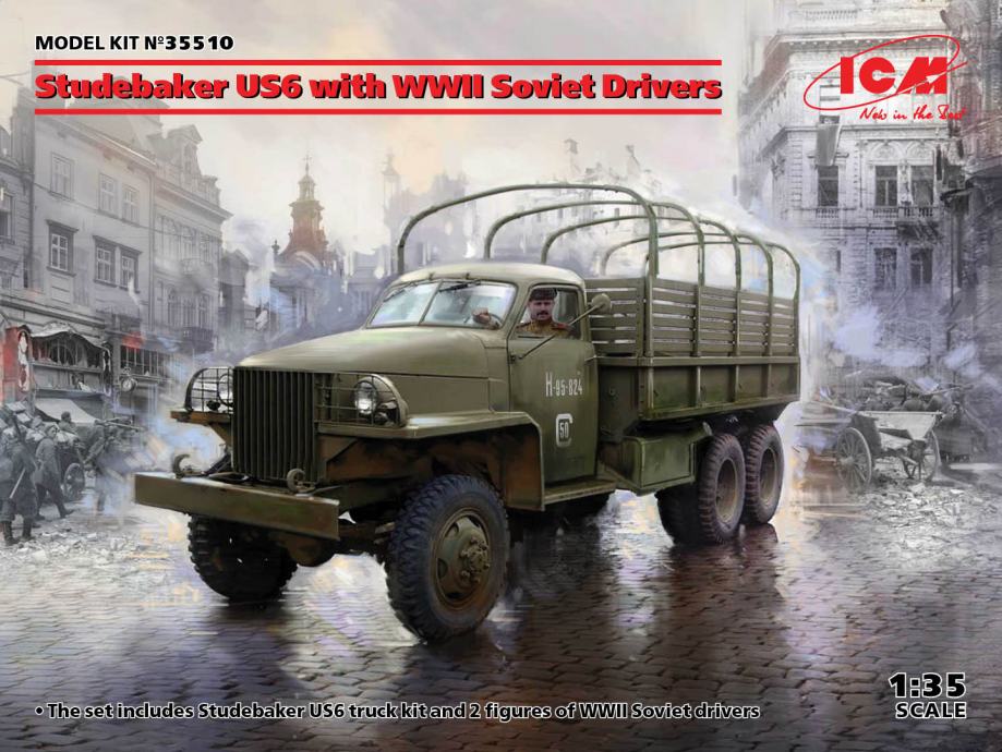 Studebaker US6 iz Drugog svjetskog rata sa sovjetskim vozačem