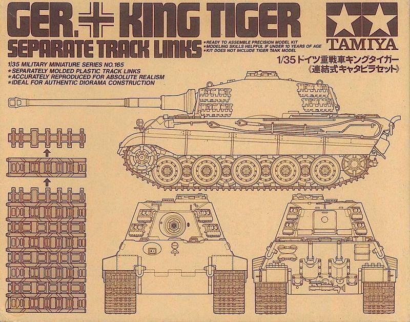 Tamiya 35165 King Tiger Separate Track Links - segmentirane gusjenice