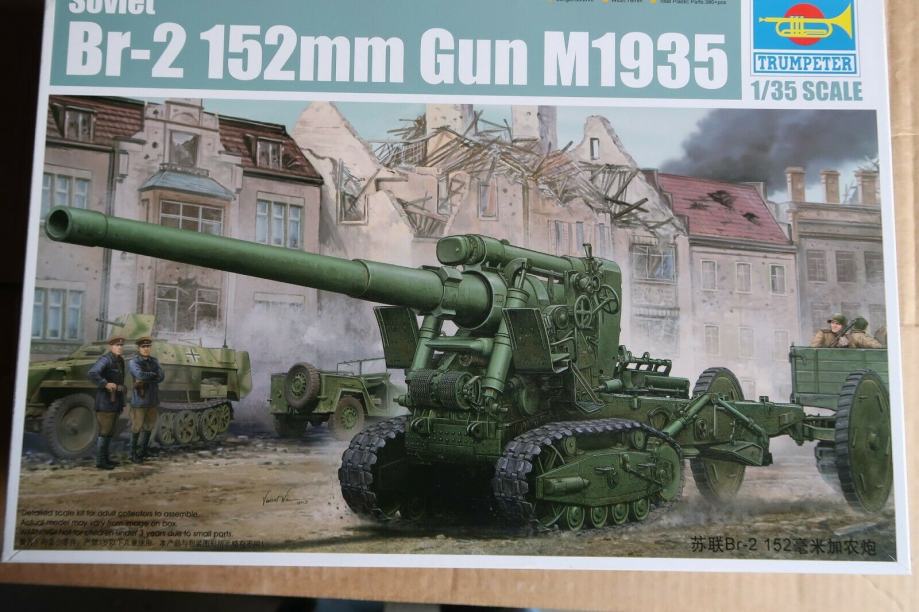 Trumpeter 1:35 WWII Soviet Br-2 152 mm Gun M 1935