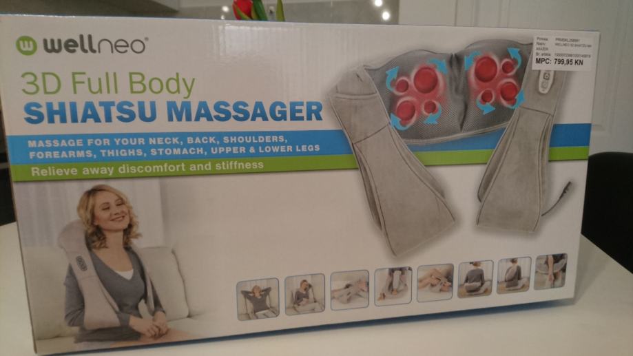 Wellneo 3D Full body shiatsu masažer