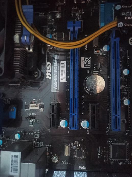 MSI A55-G41 PC Mate matična ploča + HLADNJAK + PROCESOR AMD A4- 4000