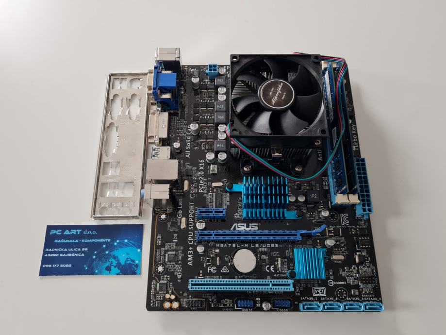 Amd Fx 6300 Asus M5a78l M Usb3 ASUS M5A78L-M LE/USB3 + FX 6300 + 4GB/8GB/16GB - Socket AM3+ - Račun