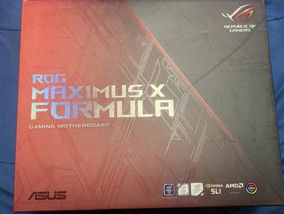 Asus maximus x formula & Intel i7 9700k & corsair ddr4 3200mhz