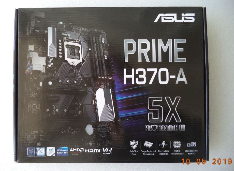 ASUS PRIME H370-A Chipset H370 Socket Intel 1151 v2 matična