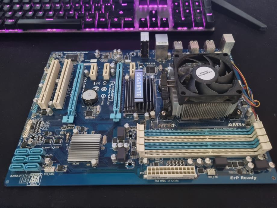 Gigabyte GA970ADS3 + AMD FX6300