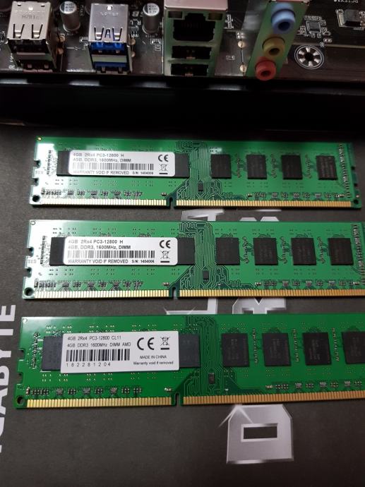 PHS-memory 8Go de mémoire RAM pour Gigabyte GA-970A-DS3P (rev. 2.x) DDR3 UDIMM 1600MHz PC3L-12800U