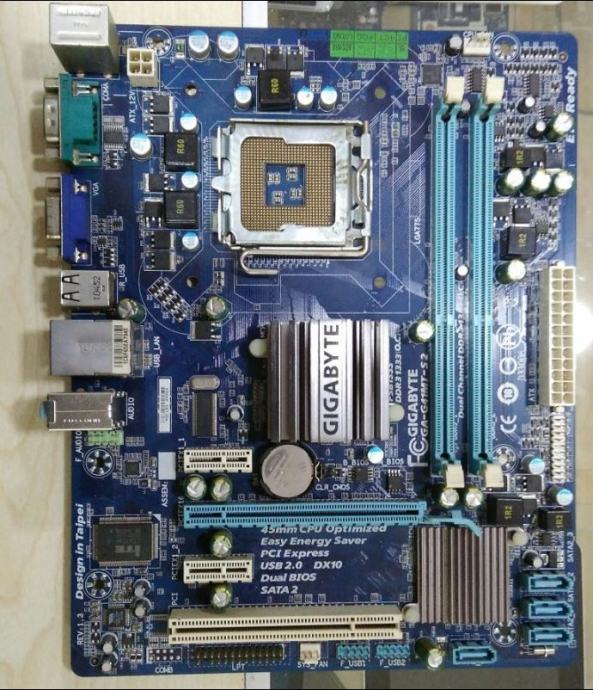 Gigabyte GAG41MTS2 Intel Socket 775 DDR3 Chipset G41 (DX10) matična