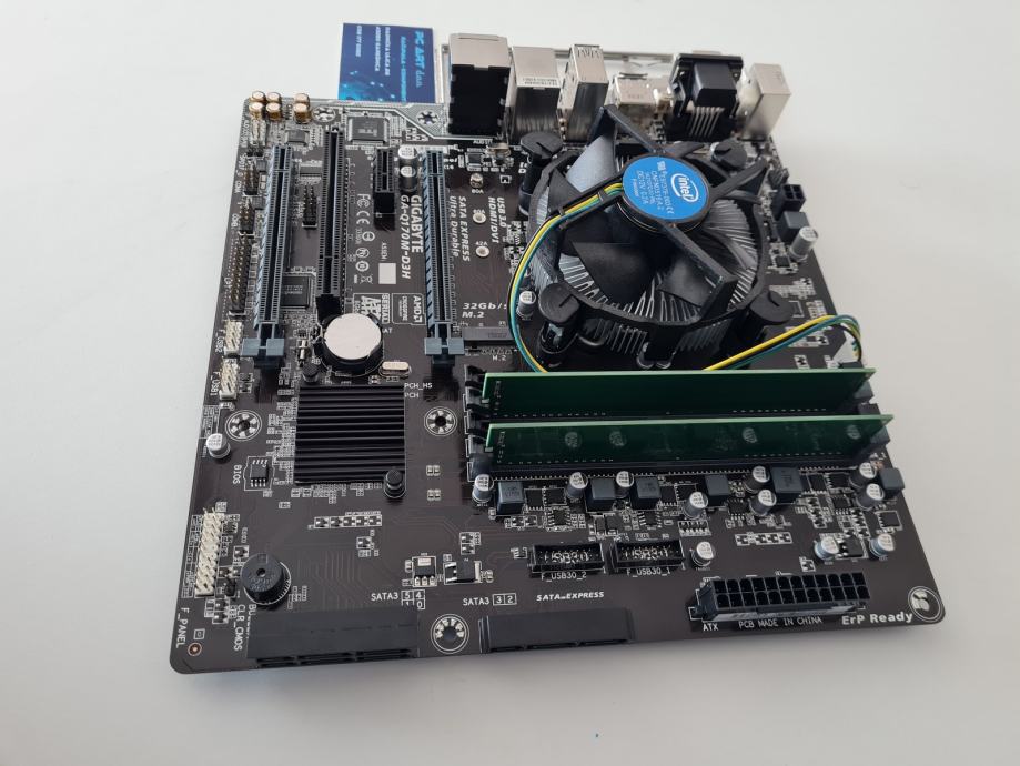 Gigabyte GAQ170MD3H + i7 6700K + 4GB/8GB/16GB/32GB DDR4 Račun / R1