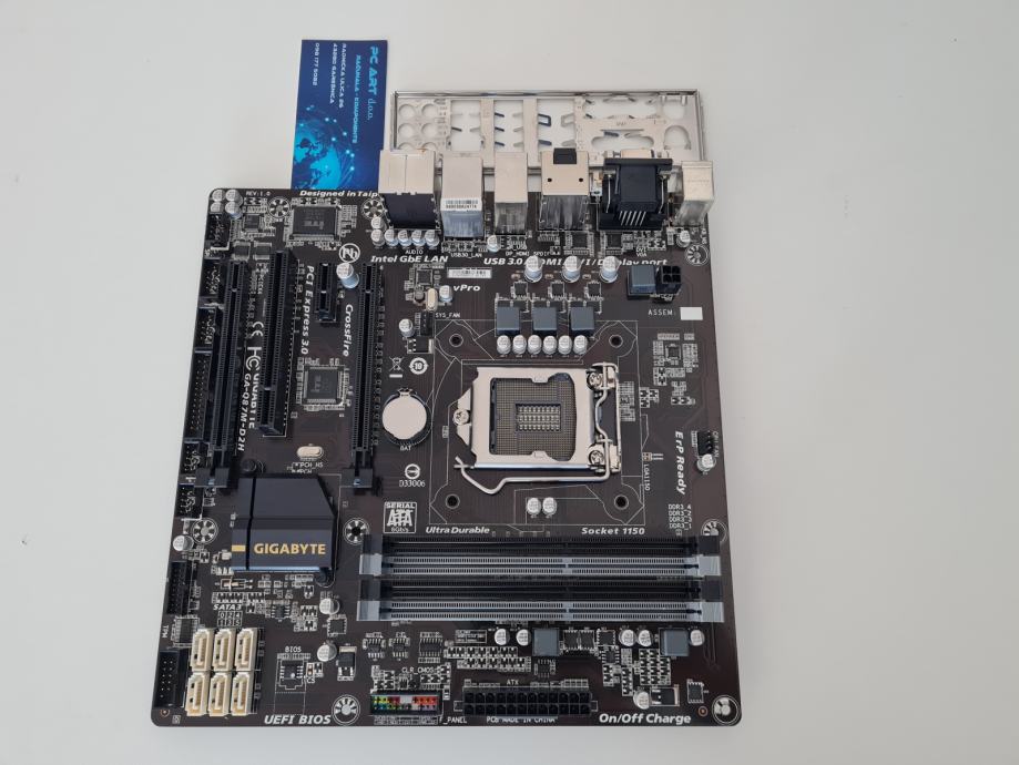 Gigabyte GAQ87MD2H, Intel Q87, Socket 1150 Jamstvo / R1 / PDV