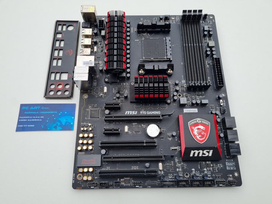 MSI 970 GAMING, AMD 970, Socket AM3, AM3+ - Račun / R1 / Jamstvo