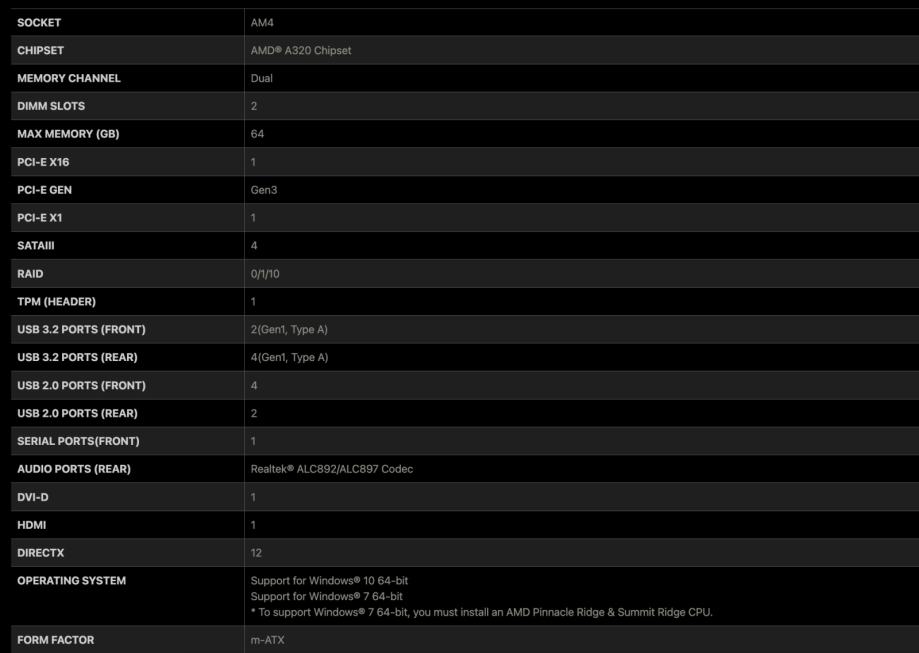 MSI A320MA PRO *SA GARANCIJOM*
