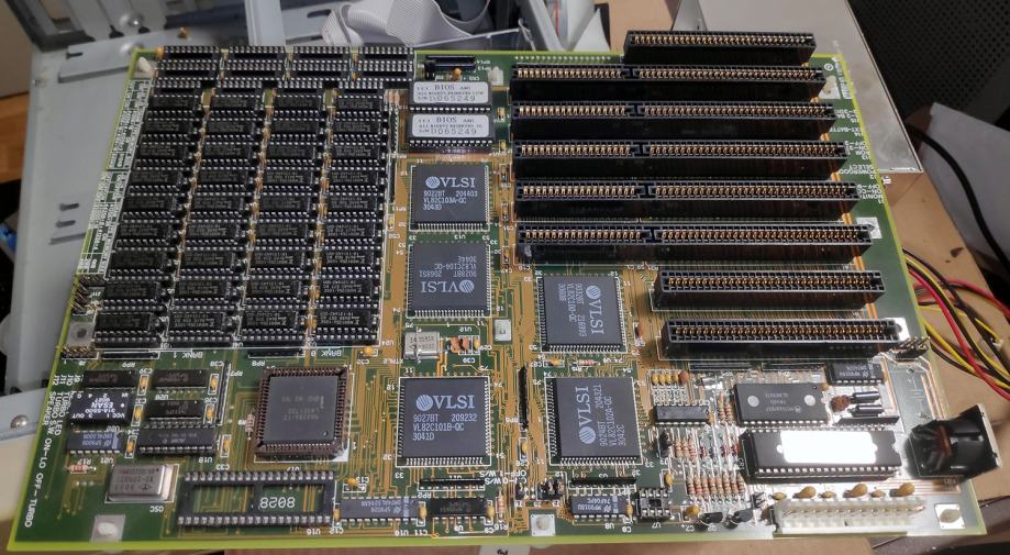 Retro matična ploča VLSI 286 i procesor INTEL 286 12 mhz