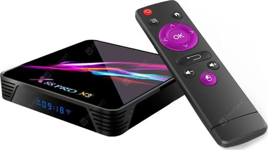 Android TV Box - X88 PRO X3 4+64GB - Amlogic S905X3