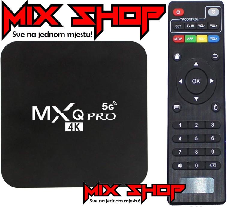 Android Tv Box MXQ PRO 4K 5G 16GB 256GB NOVO◆GARA.◆ Smart resiver Kodi