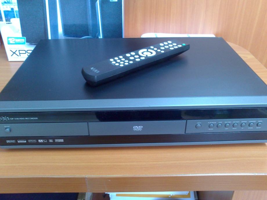 DVD player HDD recorderdigital multimedia KiSS DP558 HDD 80GB