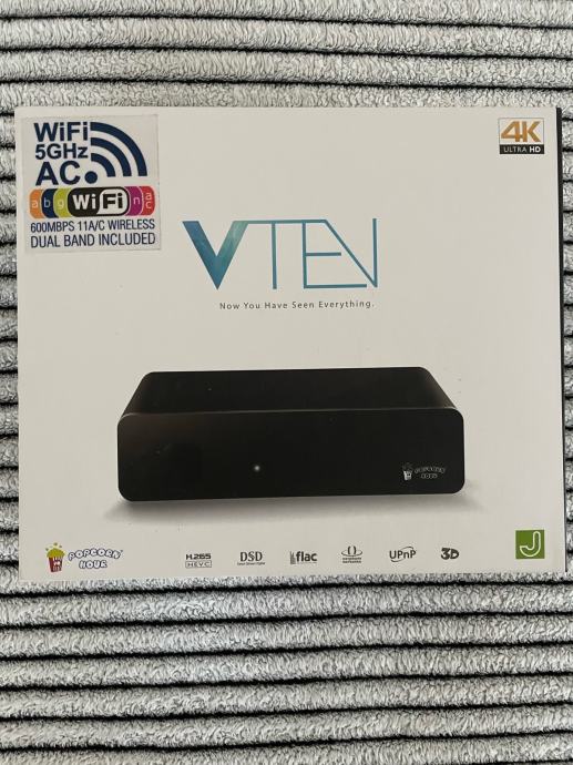 Media player POPCORN HOUR VTEN 4K WiFi + 128GB Kingston SD kartica