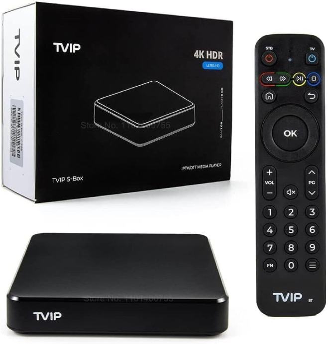 TVIP S-Box v.605 SE IPTV 4K UHD WiFi - NAJBOLJI UREĐAJ ZA IPTV
