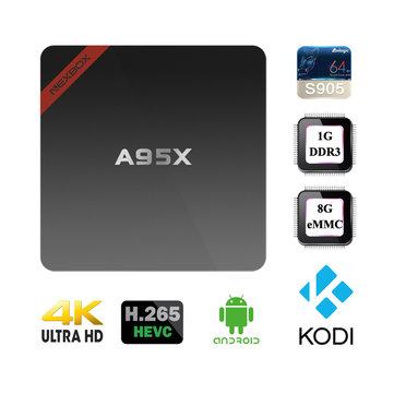 NEXBOX A95X-B7N Amlogic S905X Smart TV Box Quad corE 2Gb+16GB Wifi