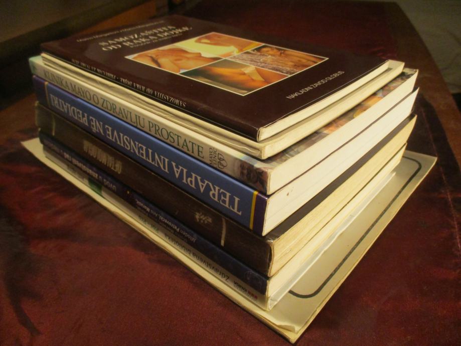 Lot knjiga medicina: stručne knjige, samopomoć, kurioziteti