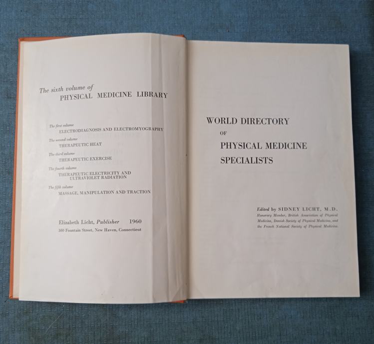 World directory of physical medicine specialists