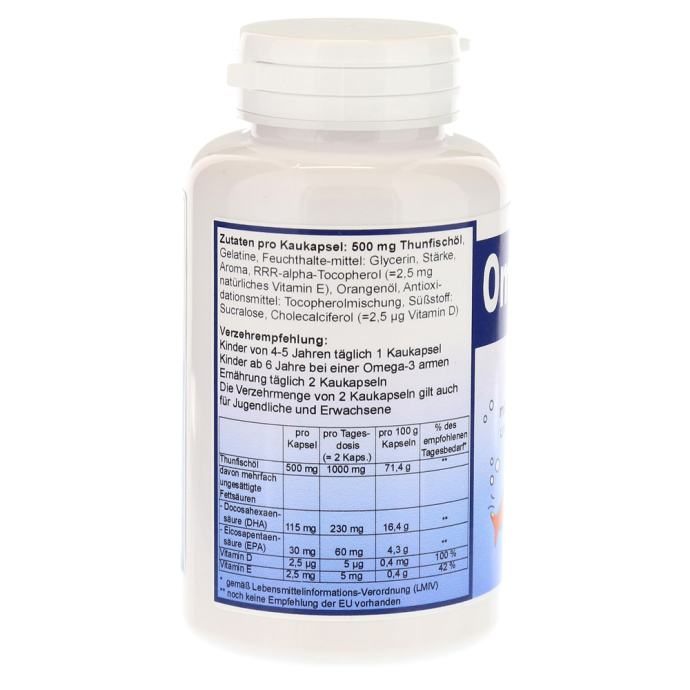 Omega 3 za djecu, dražeje za žvakanje, 60 komada