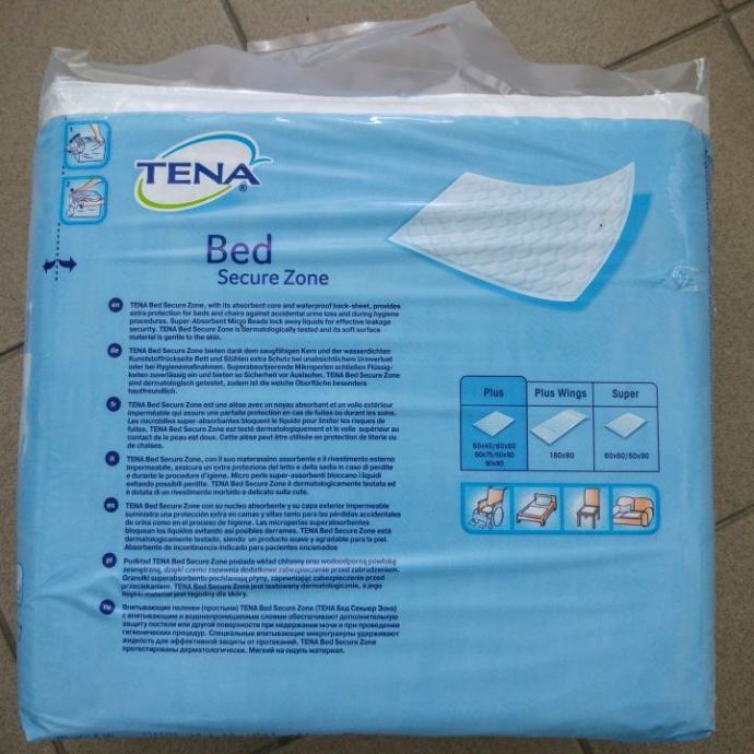 Tena Bed Secure Zone vodoupijajuće podloge za krevet
