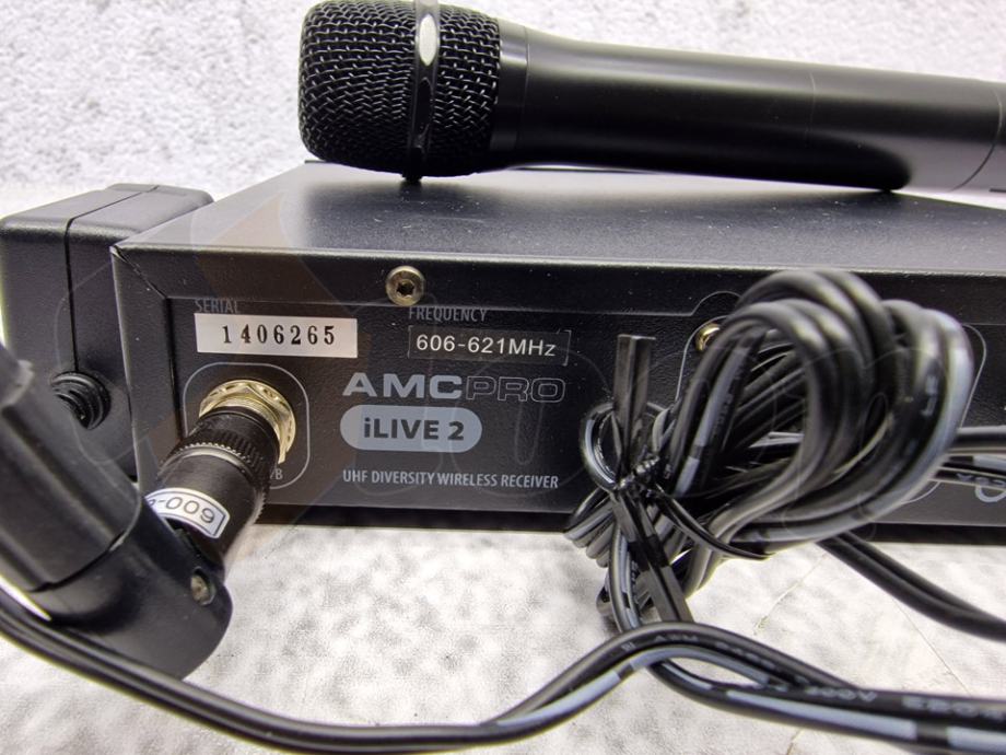 AMC Pro iLive2 Wireless Microphone System, 606 621 MHz
