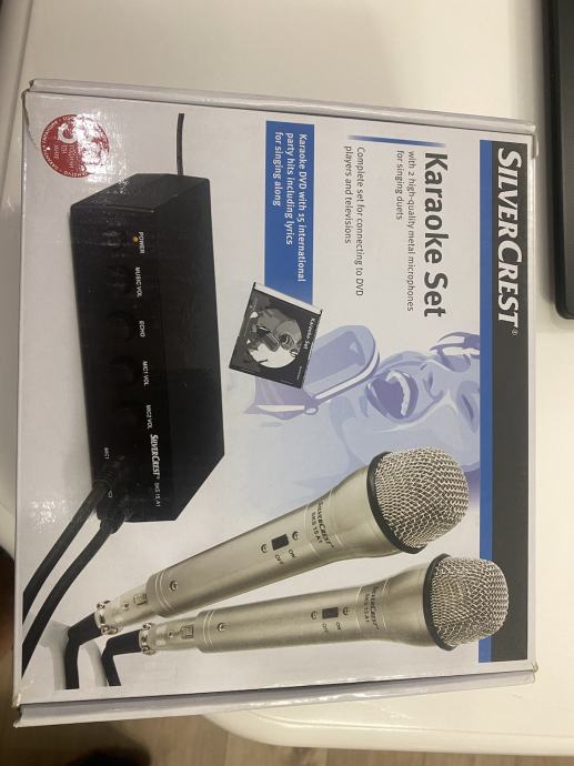 Karaoke set za pjevanje s dva mikrofona