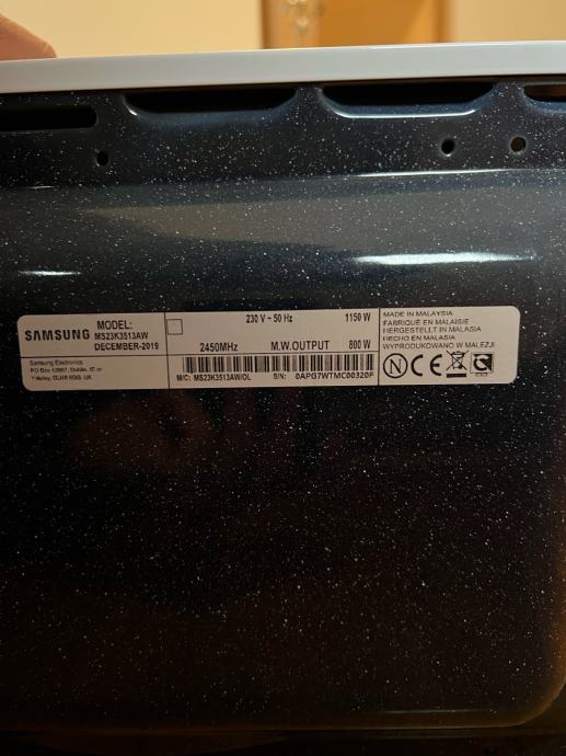 Mikrovalna pećnica Samsung CERAMIC INSIDE™