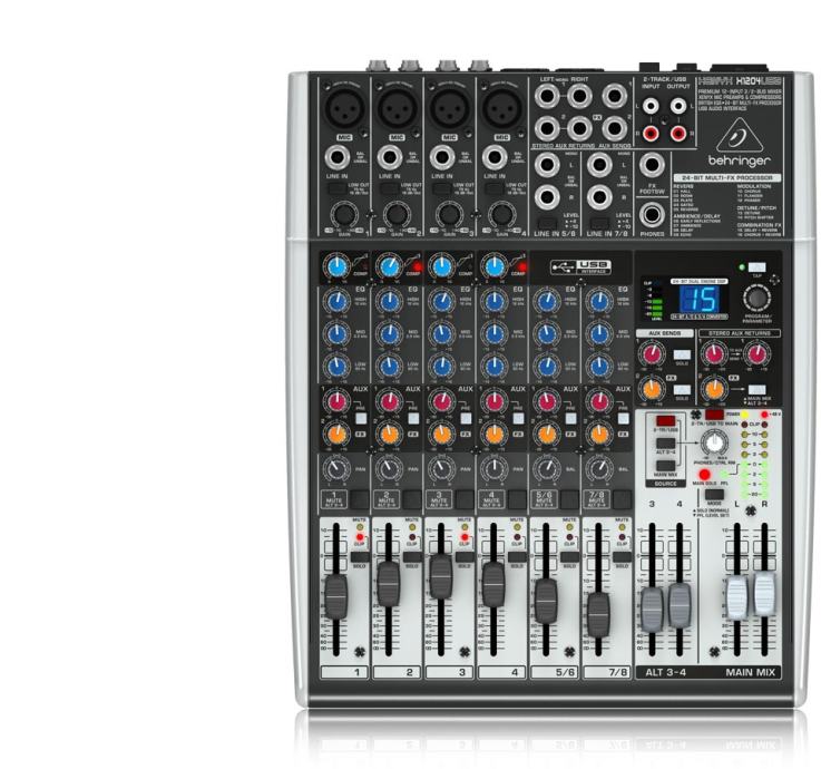 Behringer X1204USB, analogni mixer sa USB/Audio interfaceom