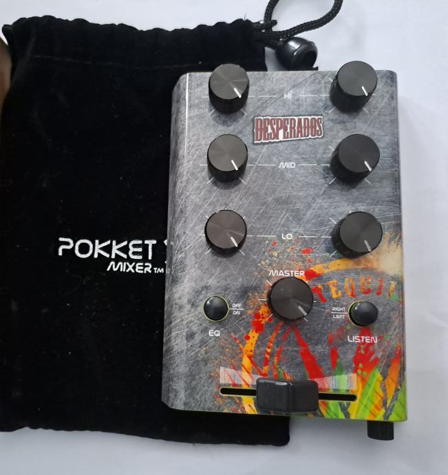 Mini DJ mikser Pokket mixer NOVO